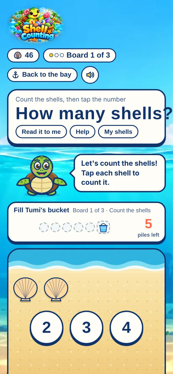 Shell Counting: how many shells?